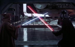 Star Wars lighsaber fight